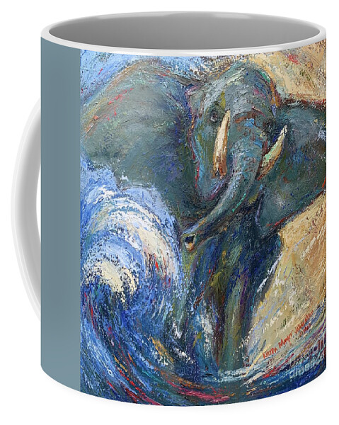 Alabama Crimson Tide Coffee Mug by Karen Mayer Johnston - Fine Art America