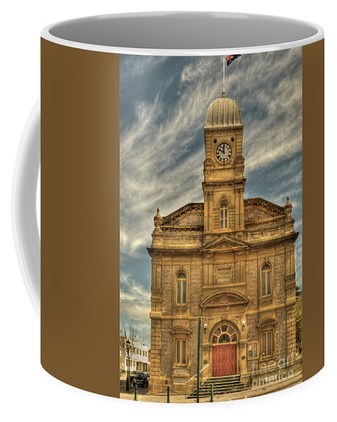 Albany Coffee Mug featuring the photograph Albany Town Hall, Western Australia by Elaine Teague