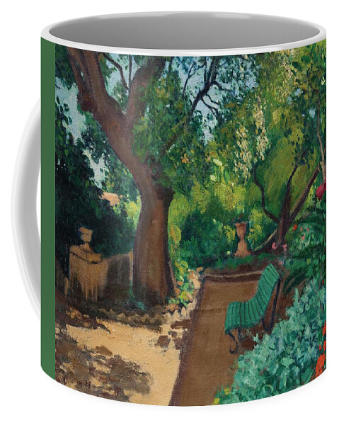 Landmark Coffee Mug featuring the painting Albert Marquet Le Jardin by MotionAge Designs