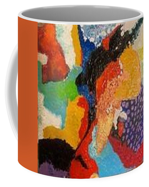 Flight Coffee Mug featuring the painting Albrotrossi by Cheery Stewart Josephs