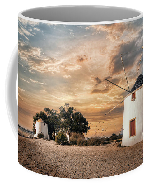 Alburrica Coffee Mug featuring the photograph Alburrica mills by Micah Offman