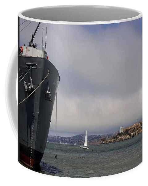  Coffee Mug featuring the photograph Alcatraz by Heather E Harman