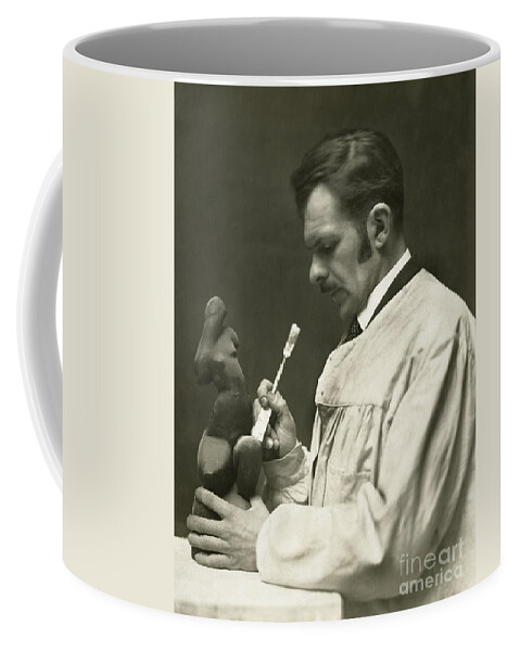 1920s Coffee Mug featuring the photograph Alexander Archipenko by Granger