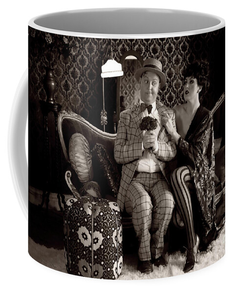 Bizarre Los Angeles Coffee Mug featuring the photograph Alexandria Game - Haunted by History - Craig Owens by Sad Hill - Bizarre Los Angeles Archive