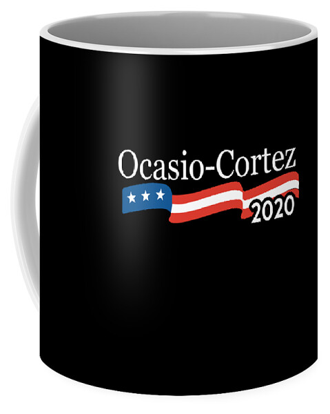Socialism Coffee Mug featuring the digital art Alexandria Ocasio Cortez 2020 T Shirt by Flippin Sweet Gear