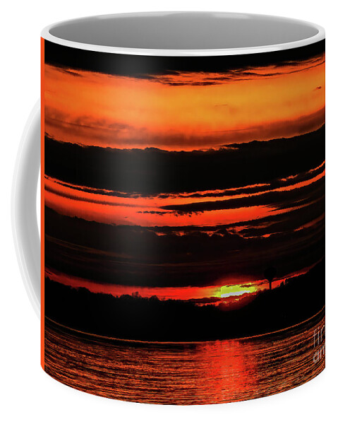 Digital Photography Coffee Mug featuring the photograph All A Glow by Eunice Miller