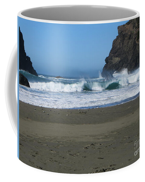 Ocean Coffee Mug featuring the photograph All at Once by Marie Neder