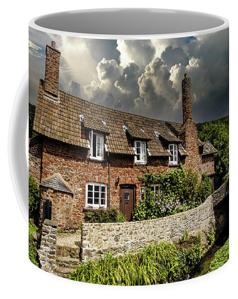 Allerford Coffee Mug featuring the photograph Allerford Village by Chris Smith