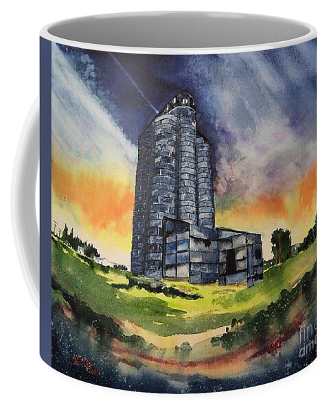 Loveland Coffee Mug featuring the painting Almost Home by Tom Riggs