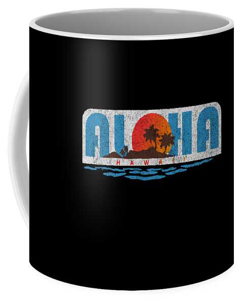 Funny Coffee Mug featuring the digital art Aloha Hawaii by Flippin Sweet Gear