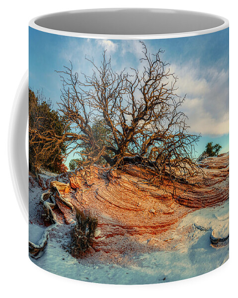 Canyonlands Coffee Mug featuring the photograph Along the Mesa Arch Trail by Kenneth Everett