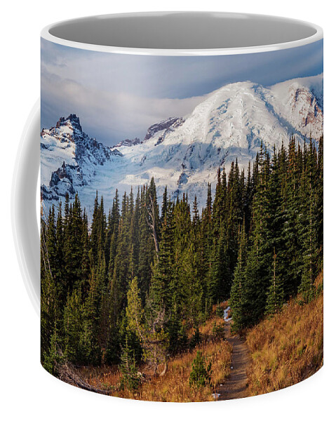 Mt Coffee Mug featuring the photograph Along the Trail by Patrick Campbell