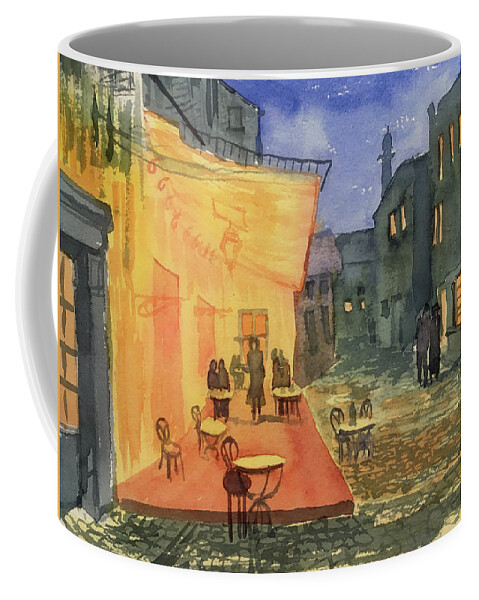 Watercolour Coffee Mug featuring the painting Always about the Light by Glenn Marshall