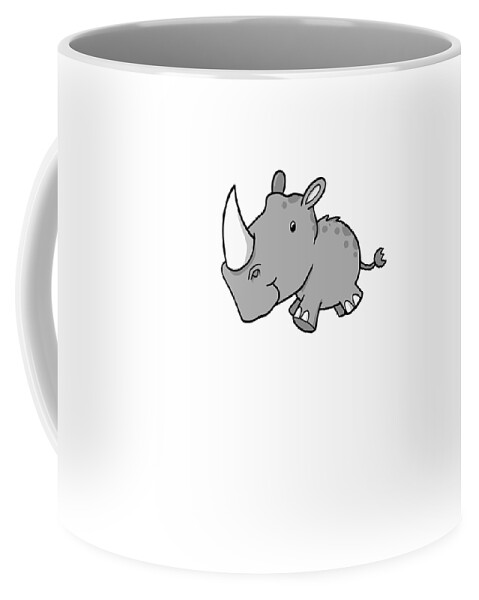 Always Be Yourself Rhino All Over Coffee Mug 