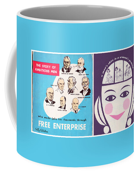 Women Coffee Mug featuring the mixed media Ambitions by Sally Edelstein