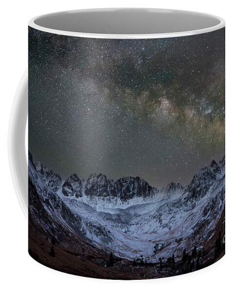 Alpine Loop Coffee Mug featuring the photograph American Basin under the stars by Keith Kapple