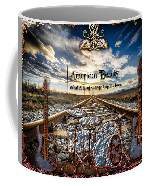 American Beauty Coffee Mug featuring the digital art American Beauty by Michael Damiani