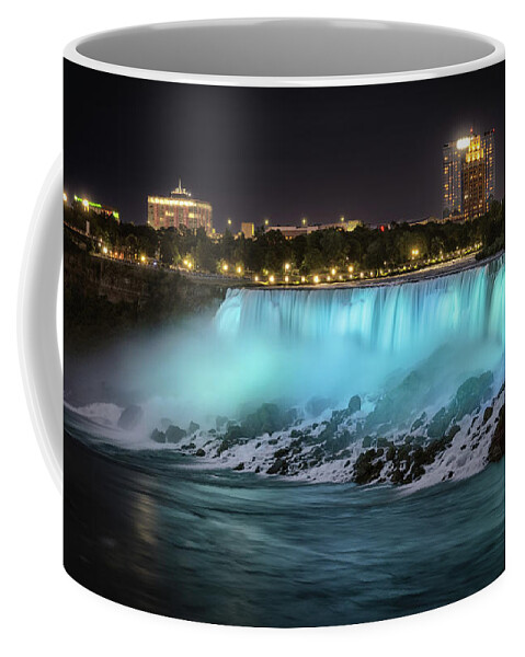 American Coffee Mug featuring the photograph American Falls 2 by Nigel R Bell