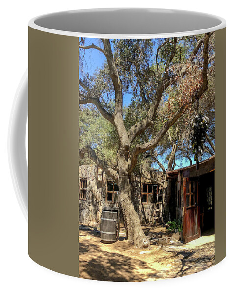 Valle De Guadalupe Coffee Mug featuring the photograph Among the Oaks by William Scott Koenig