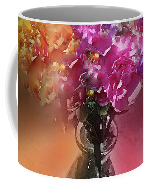 Flowers Coffee Mug featuring the photograph An Explosion of Color by Ian MacDonald