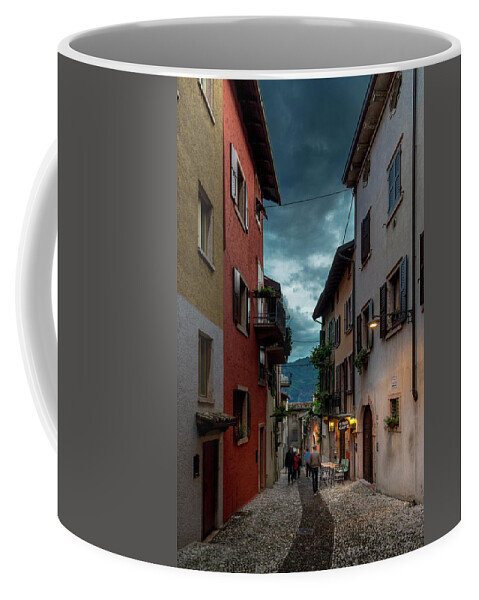 Tourism Coffee Mug featuring the photograph An Inviting Lane at Dusk. by W Chris Fooshee