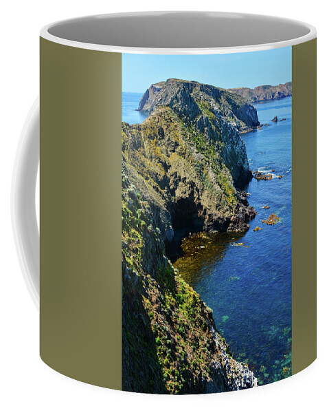 Channel Islands National Park Coffee Mug featuring the photograph Anacapa Island Inspiration Point Portrait by Kyle Hanson