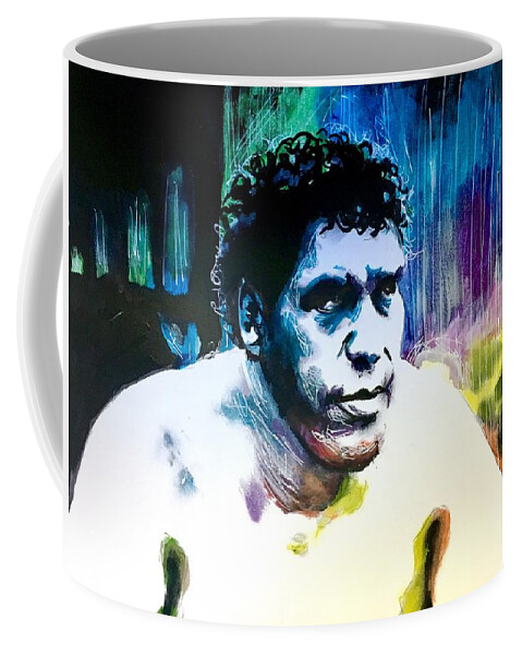 Andre The Giant Coffee Mug featuring the painting Andre The Giant by Joel Tesch