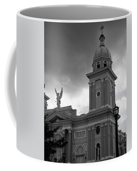 Cuba Coffee Mug featuring the photograph Angel Amid the Storm by M Kathleen Warren