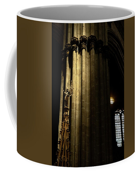 Angel Coffee Mug featuring the photograph Angel of darkness by Micah Offman