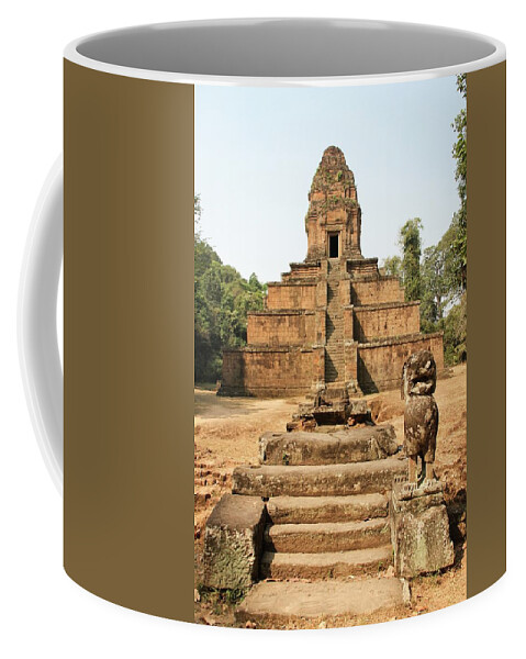 Angkor Wat Coffee Mug featuring the photograph Angkor Wat Temple by Josu Ozkaritz