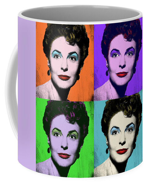 Anne Bancroft Coffee Mug featuring the mixed media Anne Bancroft Pop art by Movie World Posters
