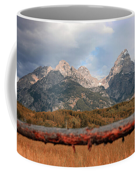 Mountain Coffee Mug featuring the photograph Another day in the Tetons by Go and Flow Photos