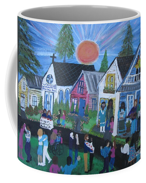 Another Fais Do Do Coffee Mug featuring the painting Another Fais Do Do by Seaux-N-Seau Soileau