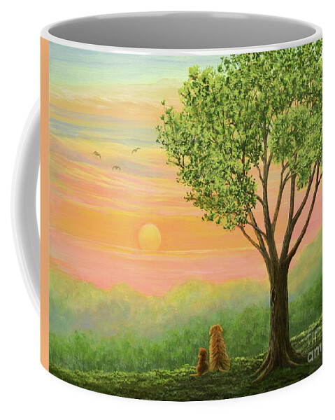 Another Coffee Mug featuring the painting Another Fine Day by Sarah Irland