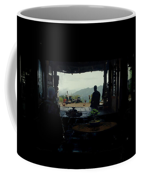 Another Life Coffee Mug featuring the digital art Another Life 4 by Aldane Wynter