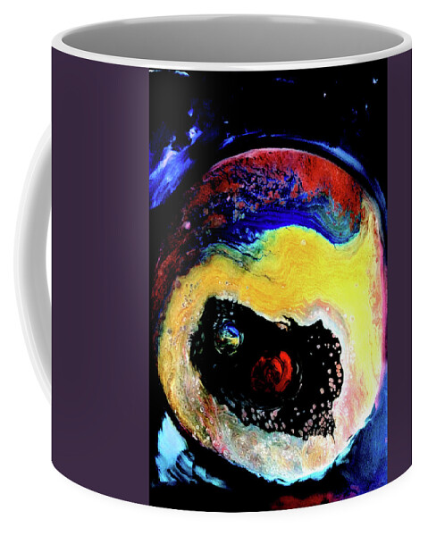 Planet Coffee Mug featuring the painting Another World by Anna Adams