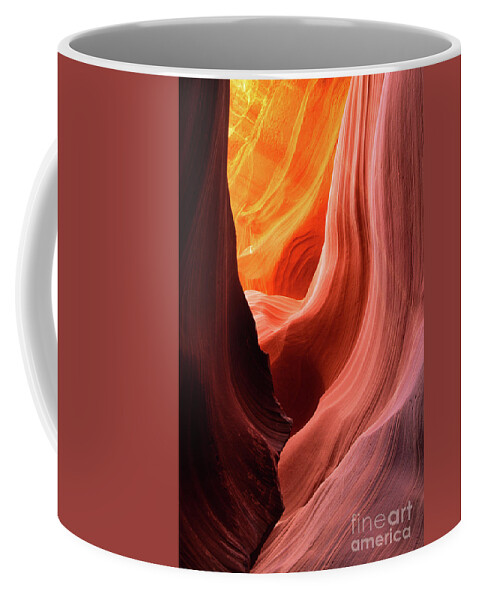 America Coffee Mug featuring the photograph Antelope Drapes by Inge Johnsson