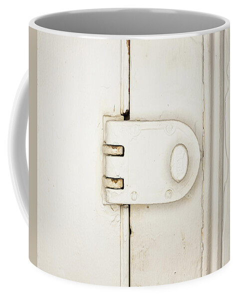 Door Coffee Mug featuring the photograph Antique Door Knob 3 by Amelia Pearn