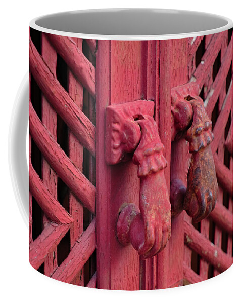 Algarve Coffee Mug featuring the photograph Antique Door Knockers of Southern Europe by Angelo DeVal