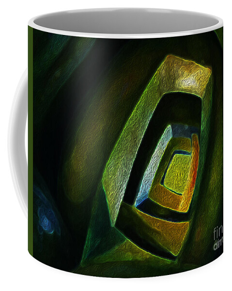 Apple Coffee Mug featuring the mixed media Apple 8 by Aldane Wynter