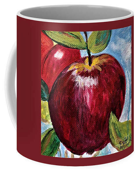 Apple Coffee Mug featuring the painting Apple Season by Deb Stroh-Larson