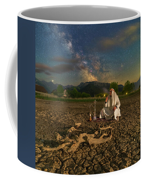 Milky Way Coffee Mug featuring the photograph Arabian Night by Ralf Rohner