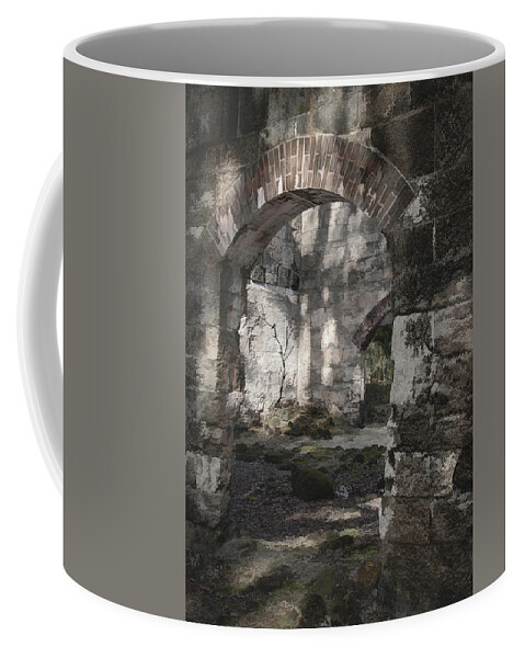 Arch Coffee Mug featuring the photograph Arch Through Arch by M Kathleen Warren