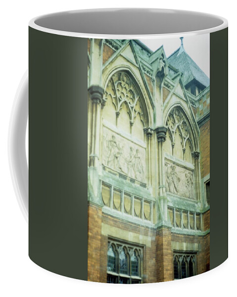 S_7ab3a5zqn042 Coffee Mug featuring the photograph Arched Architecture and Relief Artwork by Douglas Barnett