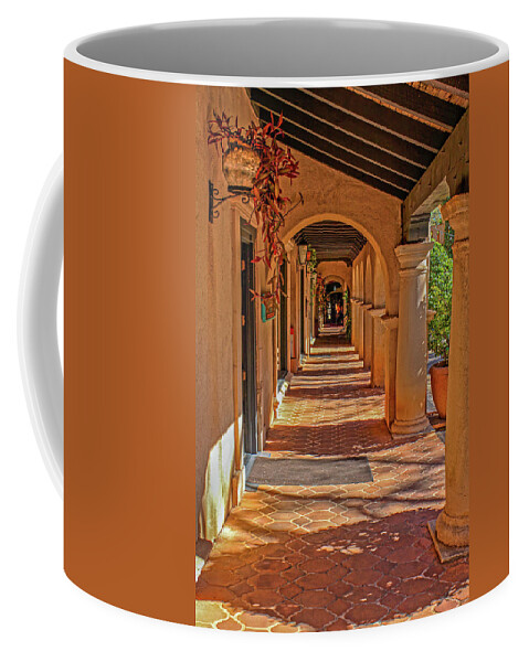 Tlaquepaque Coffee Mug featuring the photograph Arches by Al Judge