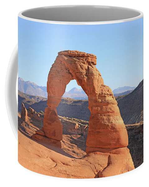 Arches National Park Coffee Mug featuring the photograph Arches National Park - Delicate Arch by Richard Krebs