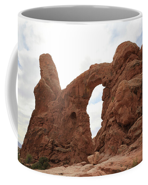 Arches Coffee Mug featuring the photograph Arches National Park, Utah - Turret Arch by Richard Krebs