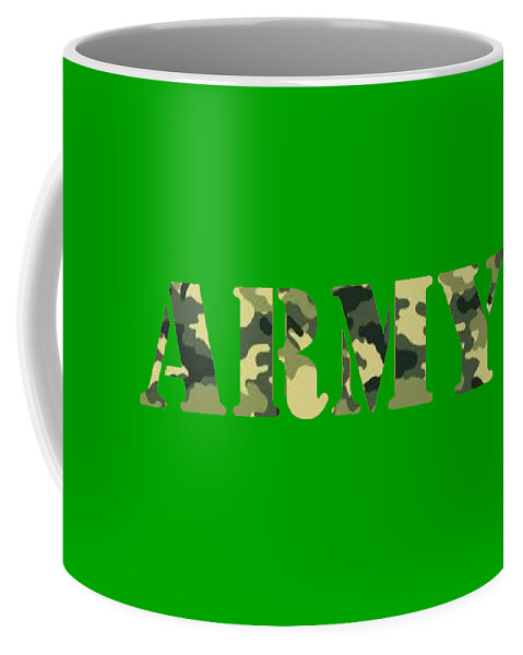 Army Coffee Mug featuring the digital art Army by John Palliser