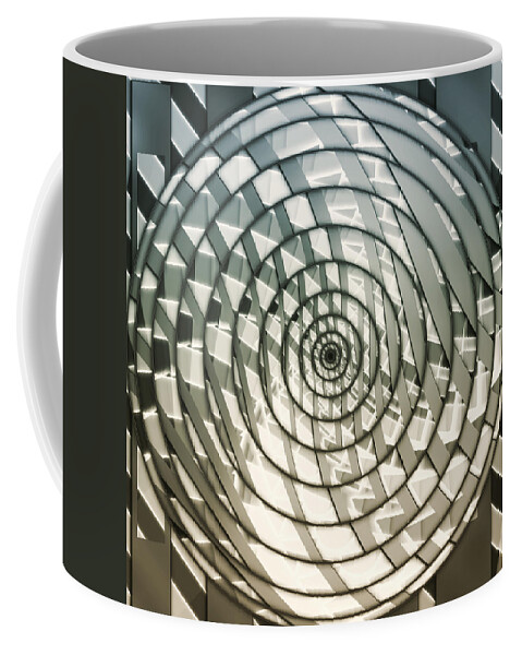Abstract Coffee Mug featuring the digital art Art 21101801 by Marko Sabotin