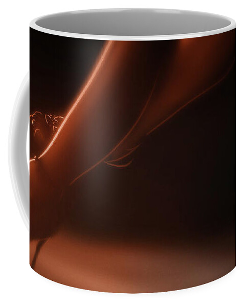 Legs Coffee Mug featuring the digital art Art - A Man's Desire by Matthias Zegveld